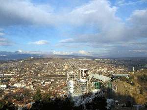  Panorama from Tabakhmela road 