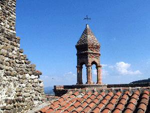 Signahi, chapel and sky